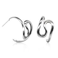 Ohrringe 'Winding' Silber 