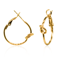 Ohrringe 'Tie the Knot' Gold