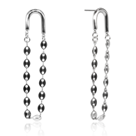 Ohrringe 'Endlessly Chained' Silber 