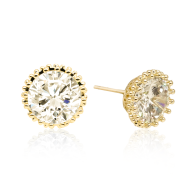 Ohrringe 'Timeless Diamond' Gold