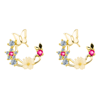 Ohrringe 'Blossom Delight' Gold