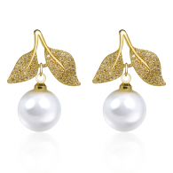 Ohrringe 'Hanging Fruits' Gold