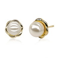 Ohrringe 'Pearl Elegance' Gold