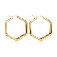 Ohrringe 'Honeycomb' Gold