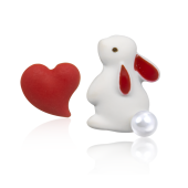 Ohrringe 'Rabbit & Heart' 